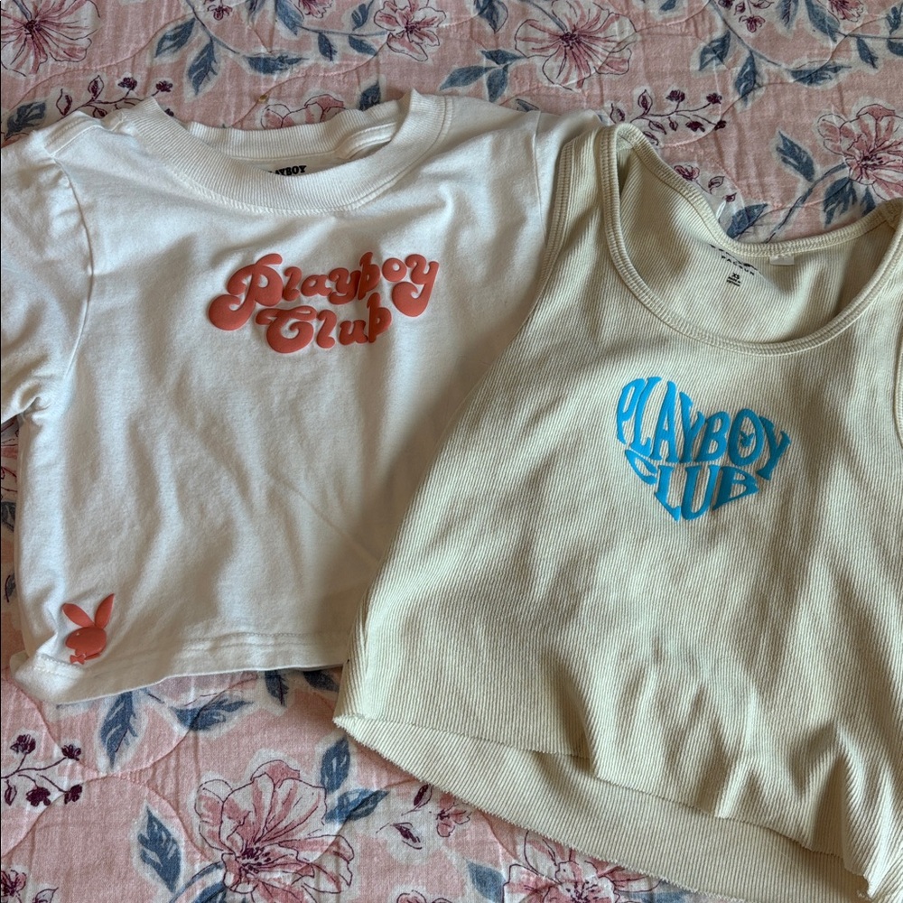 PacSun Playboy Club Cream Tank Top